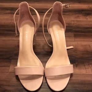 Kelly & Katie Nude Strappy Heels